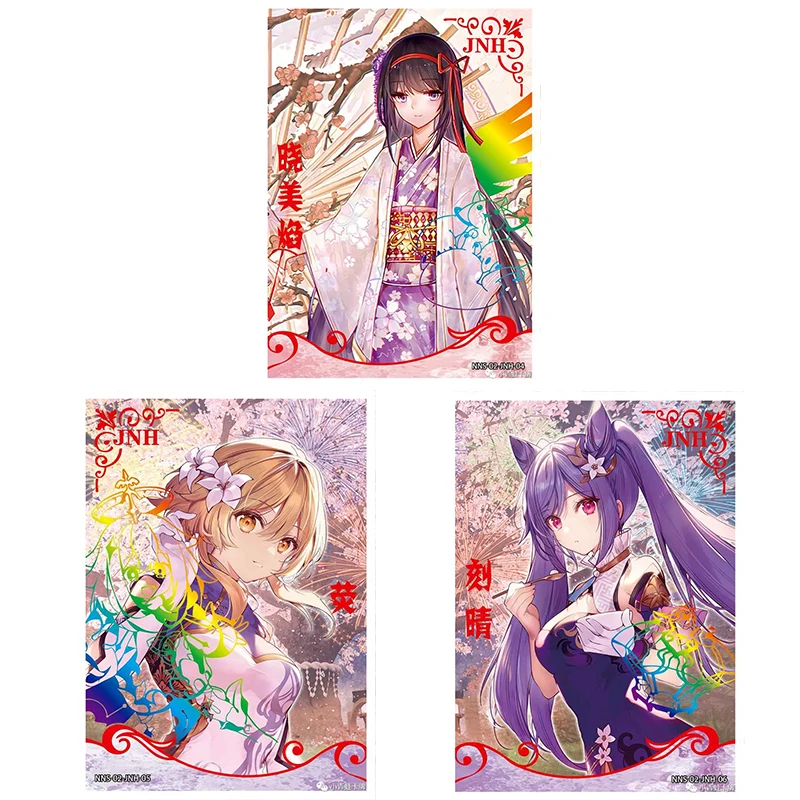 Goddess Carnival NNS-02 TCG Box Collection card Child toy Raiden Shogun Yae Miko Anime People cards