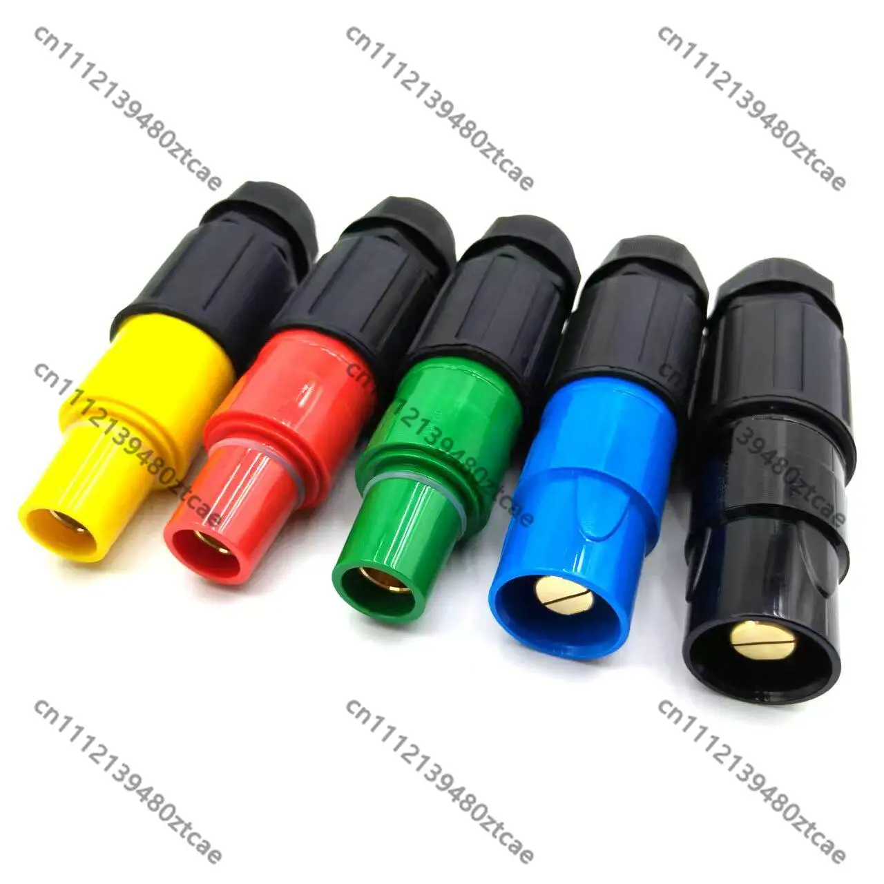 IP67 Waterproof 400A US Twist Lock Plug Socket High Current Connector For Stage Light Power Straight-through Dimmer Box
