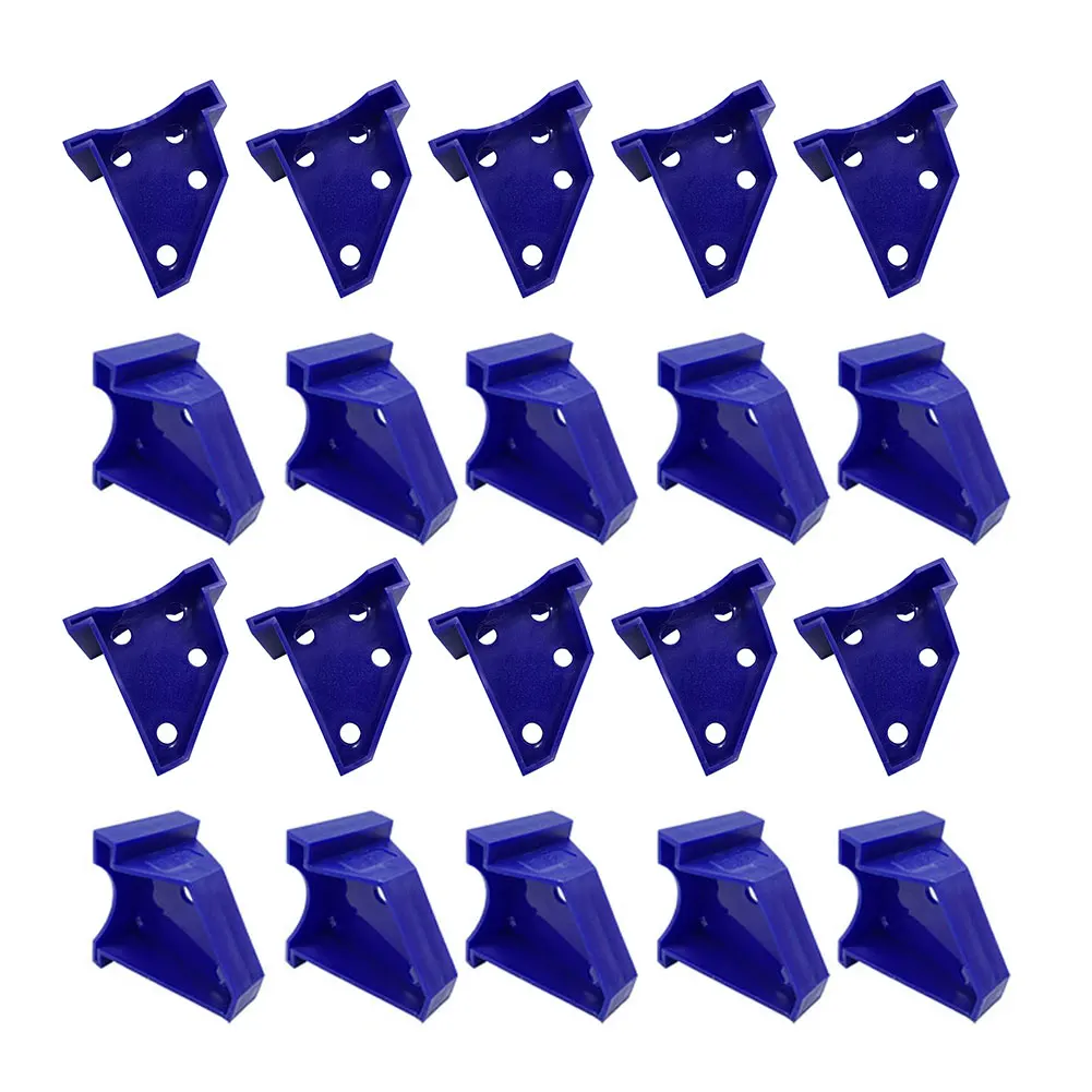 20 Pieces 2 in 1 Flooring Spacers with 1/2 and 1/4 Inch Gaps for Laminate Flooring and Vinyl Plank Installation
