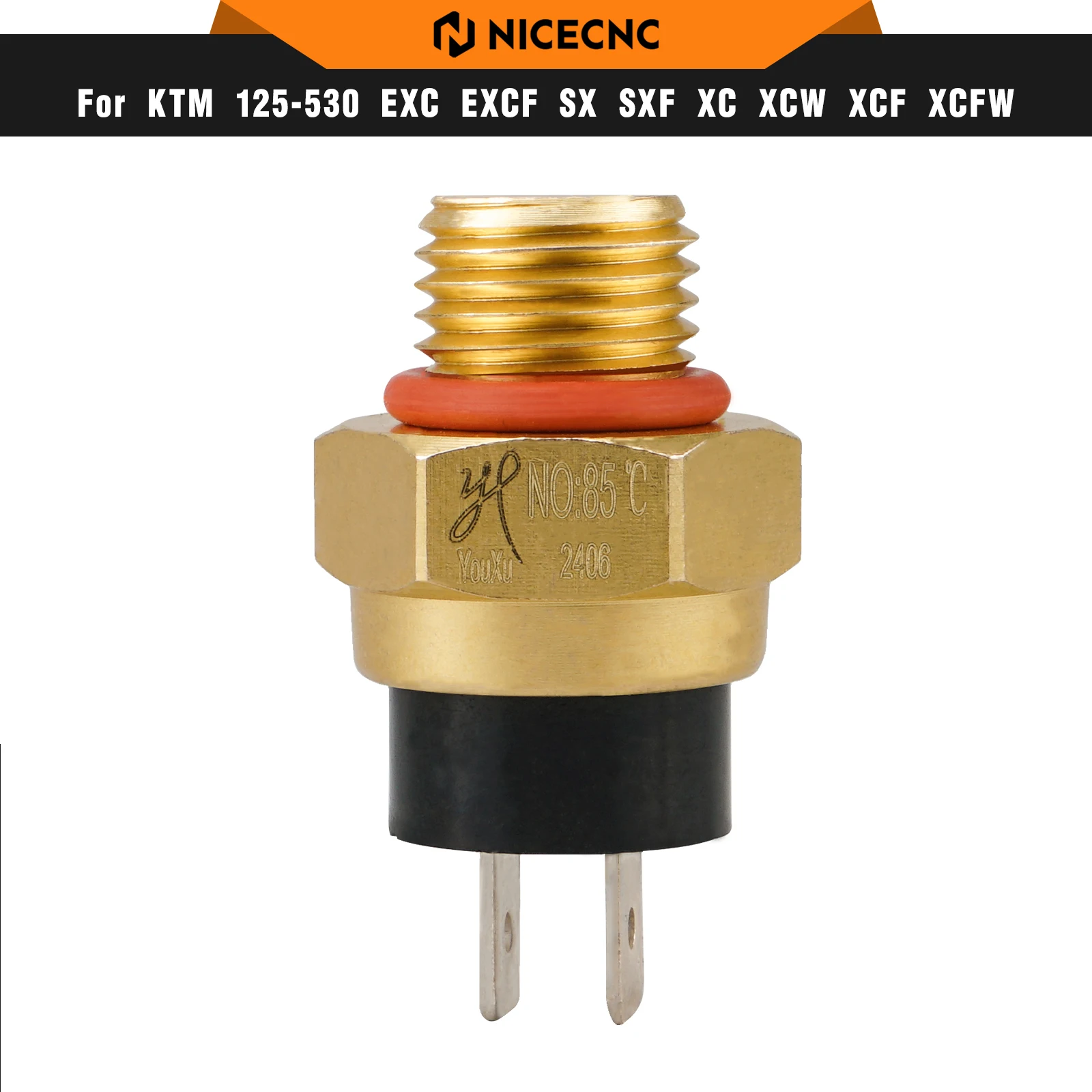 

M14 X 1.5MM Radiator Fan Switch Thermostat Sensor For KTM EXC 250 EXC 400 EXC 500 EXC 525 RACING EXC-F 250 EXC-F 350 SIX-DAYS