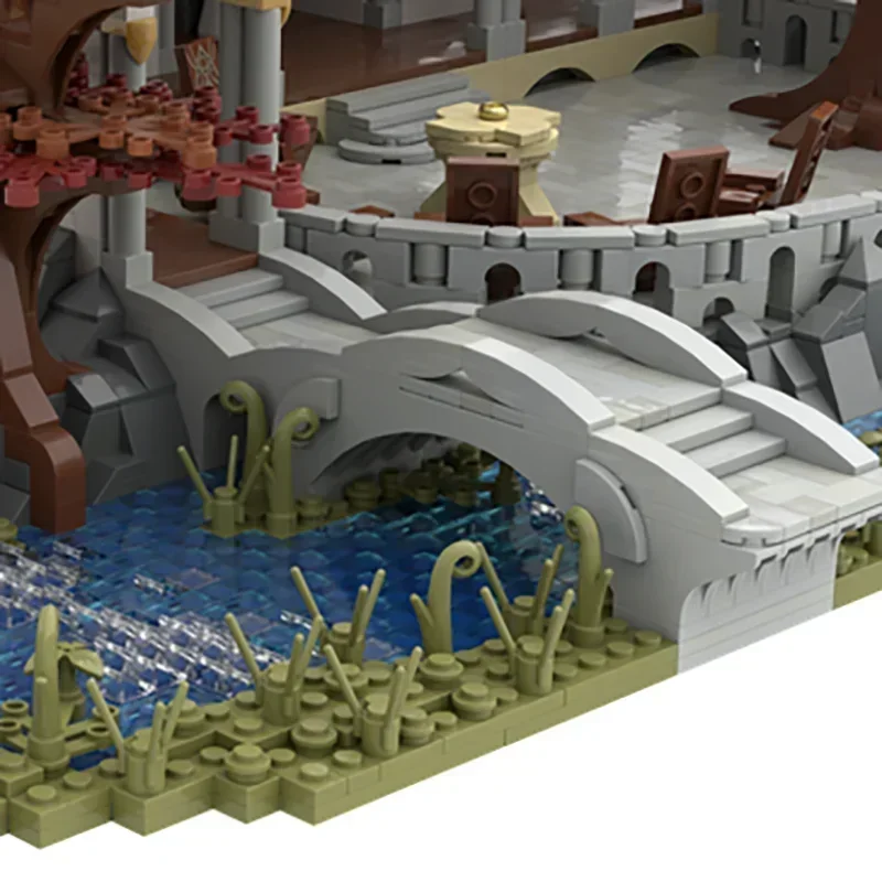 Rings Movie Model Moc Building Bricks Rivendeller Council Of Elrond Technology Modular Blocks Gifts Christmas Toys DIY Assembly