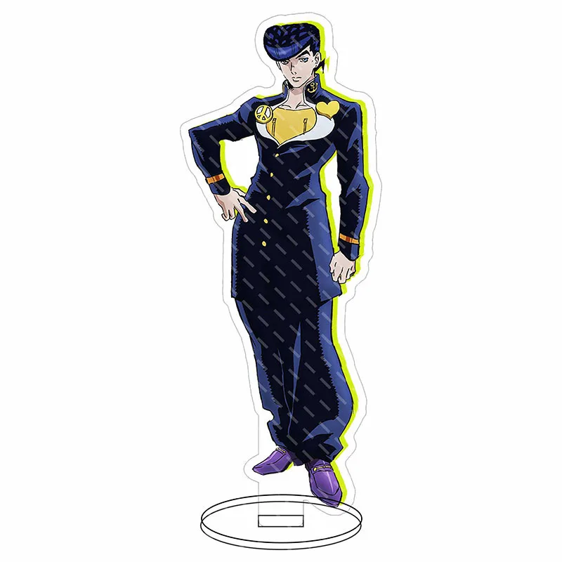 Anime JoJo's Bizarre Adventure No Diamond Da Li brand Oriental Warsuke Hirose Kanghong Village Yitai acrylic tabletop fans gifts