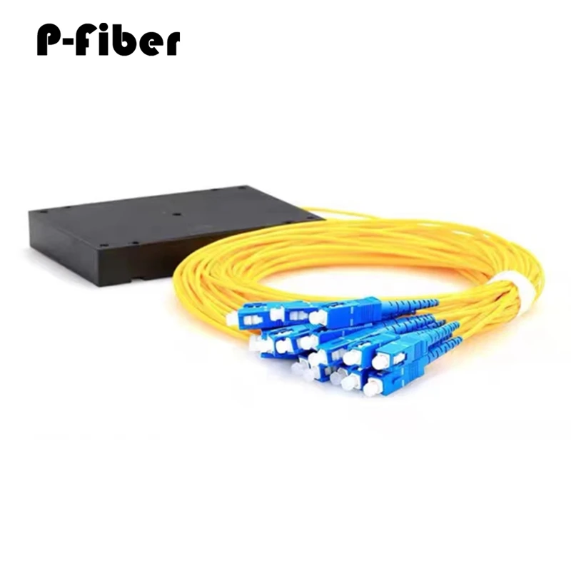 3 ชิ้น 1:16 optical splitter 1*16 กล่อง PLC pigtail optical splitter SC/LC/FC PC/APC FTTH