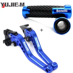 Motorcycle CNC Adjustable Clutch Brake Levers Handlebar Hand Grip For BENELLI TNT 125 135 TNT125 TNT135 2016-2017