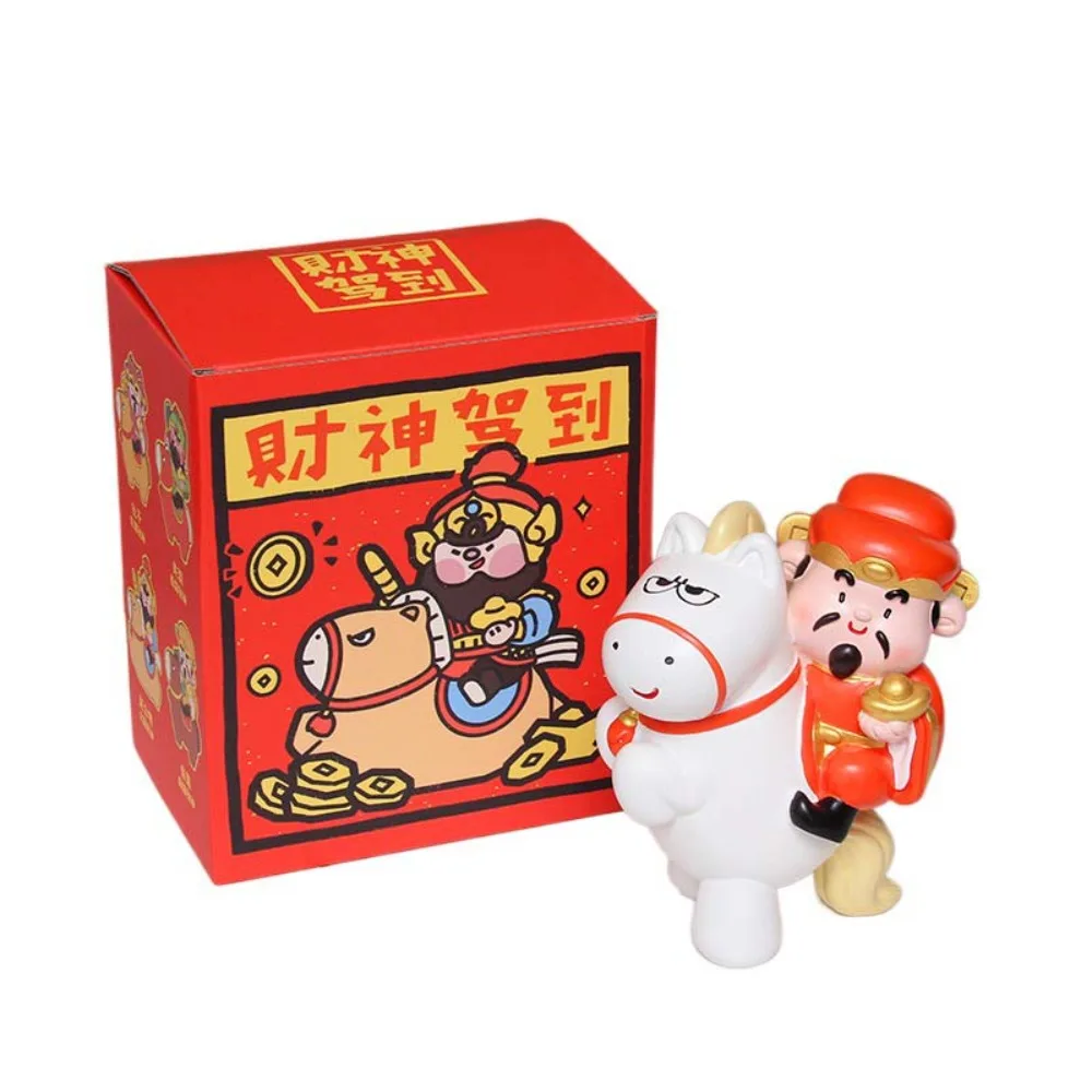 الراتنج 2026 الحصان سنة التماثيل سنة الحصان النمط الصيني إله الثروة تمثال الزخرفية زودياك الحصان التميمة #1