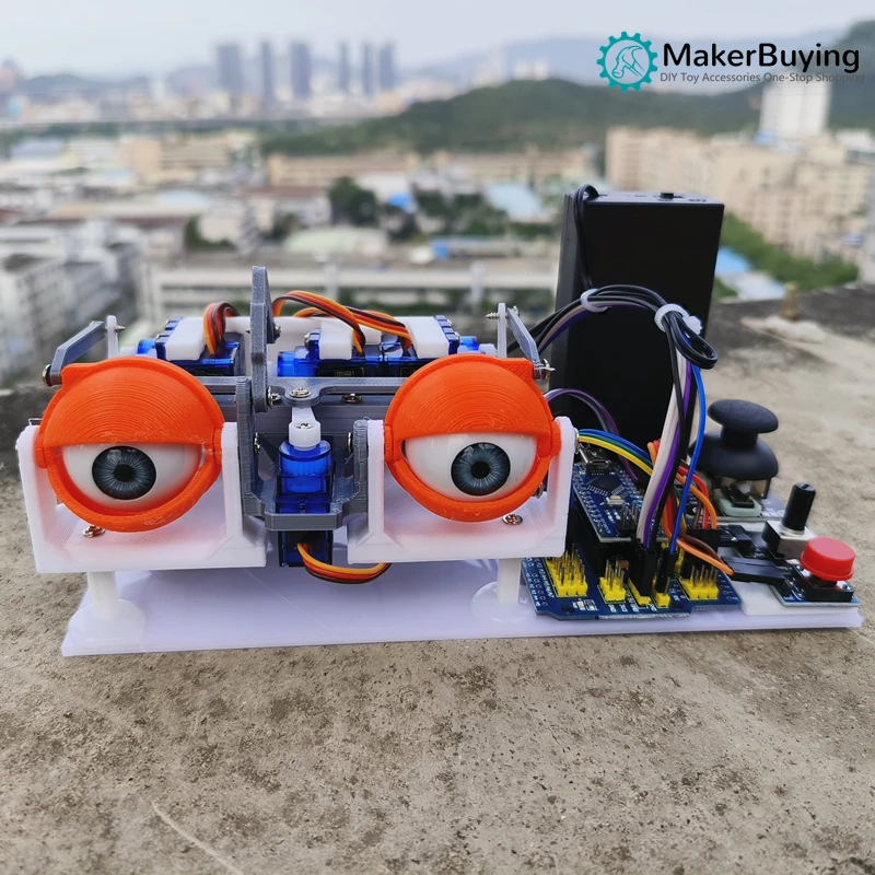 Arduino bionic eye programmable mobile robot intelligent open source creative invention