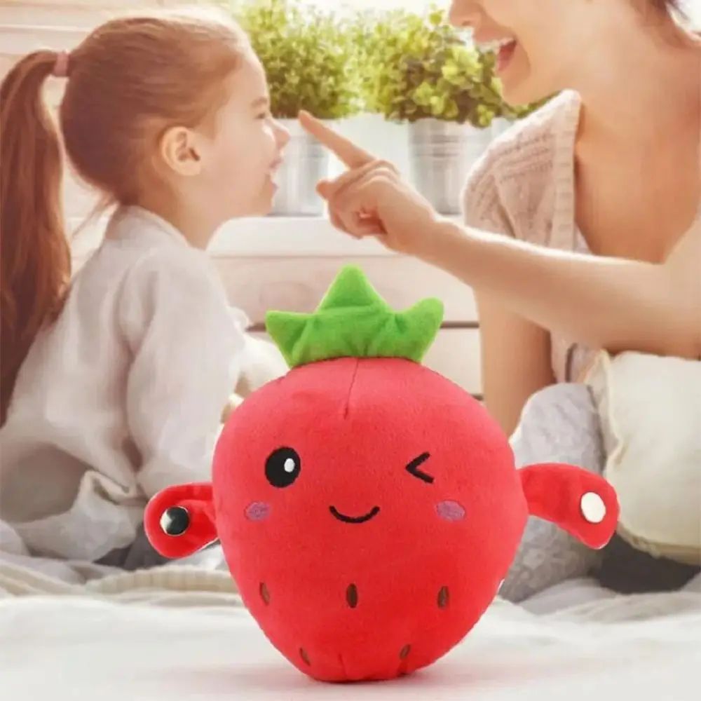Creative Fruit Induction Metronome Cute 15 Music Modes Music Rhythm Stuffed Doll Interactive Playing Joint Stuffed Doll
