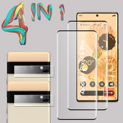 3D Tempered Glass For Google Pixel 6 Pro Screen Protector Camera Lens Film Pixel6 Pro Glass Protective