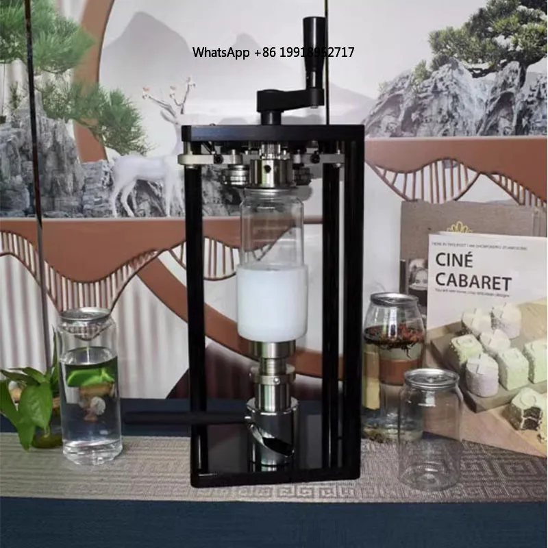 55mm Aluminum Can sealing machine commercial beverage cake disposable packager, PET milk tea can cover manual sealing machine