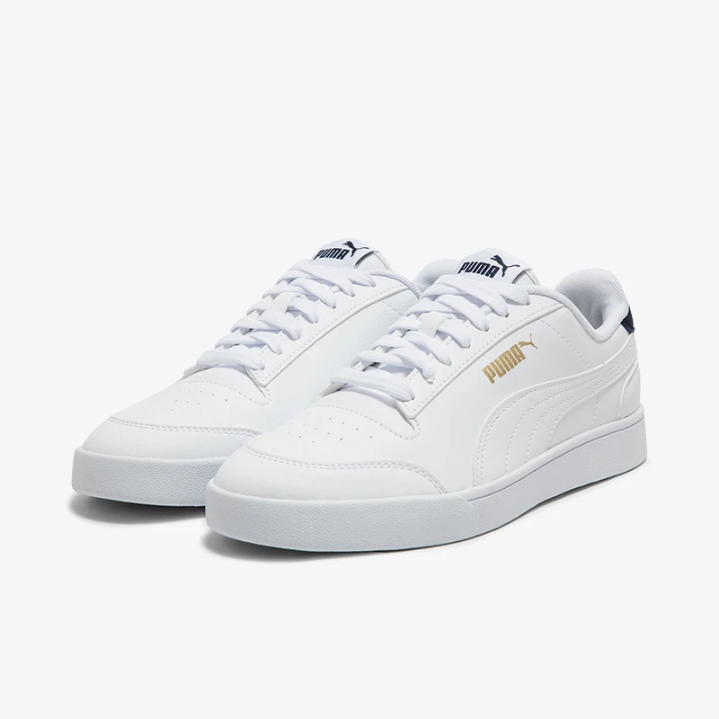 

Модные низкие кожаные повседневные кроссовки унисекс Puma Genuine Shuffle 309668-01