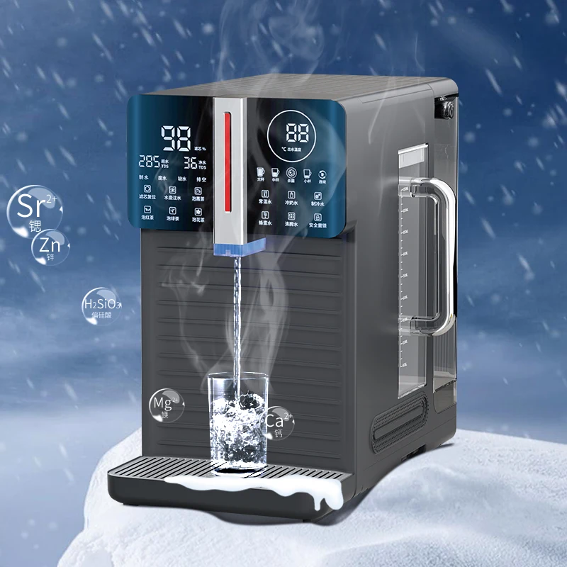 Intelligent Desktop Reverse Osmosis Water Purifiers with Refrigeration Filters Do Not Require Installation for Household Use