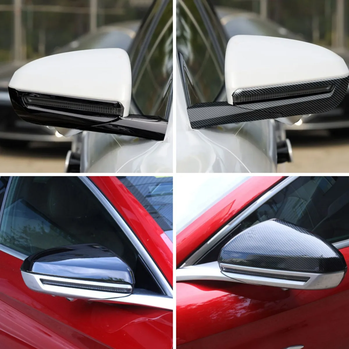 

Автомобильные колпачки для зеркал заднего вида, защитная накладка, натирающая полоса для BYD Han Ev Dm 2022 2023, внешние аксессуары