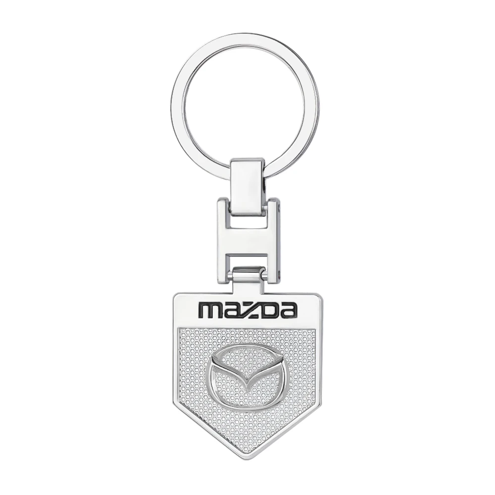 Car Emblem Key Holder Chain Ring Keyring Auto Keychain Pendant For Mazda 2 3 5 6 7 323 626 Demio RX7 MX3 Axela Atenza CX-5 CX-8