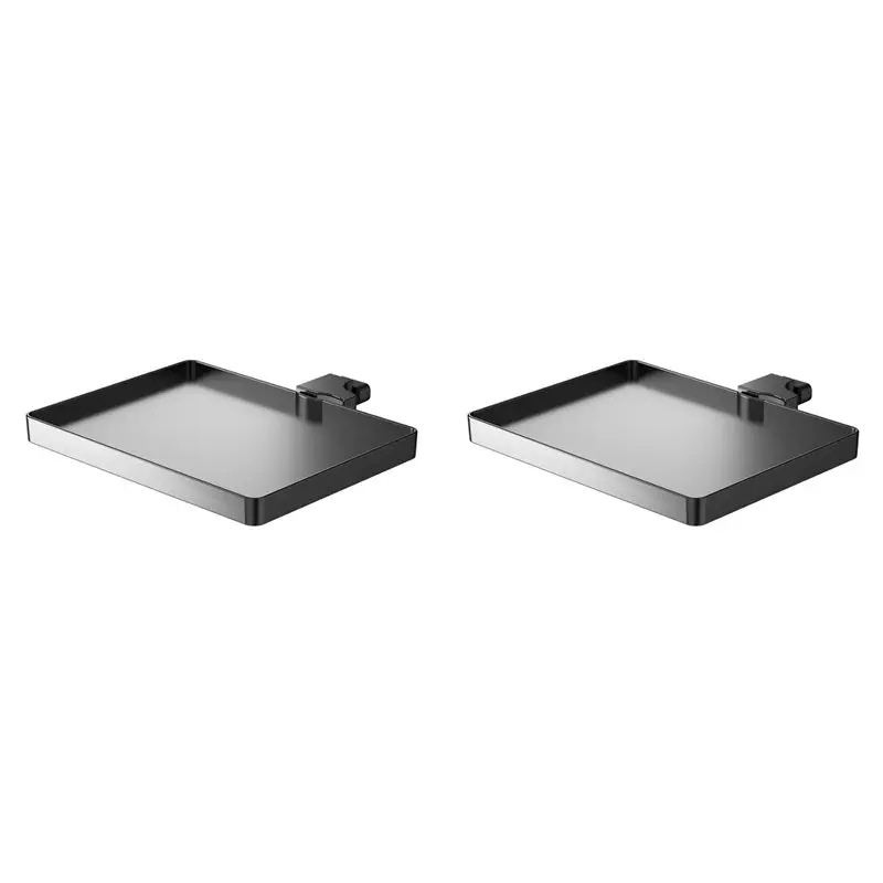 

FEDI-2X 781E Universals Microphone Stand Tray Adjustable Mic Stand Tray Clamp On Shelf Stand Sound Card Tray Clip Holder A