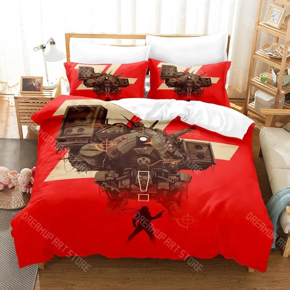 3D Printed Metal Gear Solid Solid Snake Bedding Set for Boys Girls Duvet Cover Twin Queen King Full Single Double Sizes