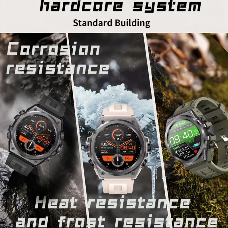 Wonlex สมาร์ทวอท์ชผู้ชายบลูทูธ360*360 AMOLED Screen Ai ผู้ช่วยเสียง smartwatch olahraga เครื่องวัดชีพจรกันน้ำ