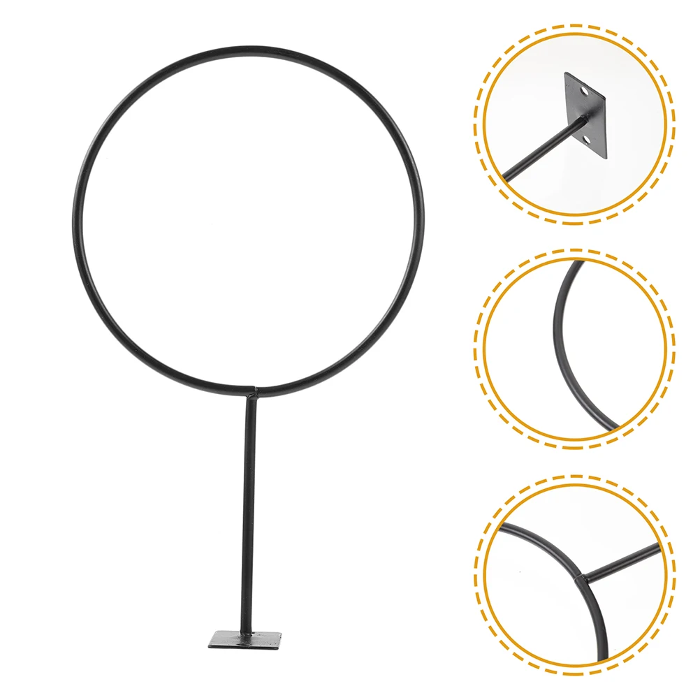

2pcs Basketball Display Racks Wall Mounted Ball Storage Stand Durable Iron Rack For Balls Helmets Space Saving Efficient Strong