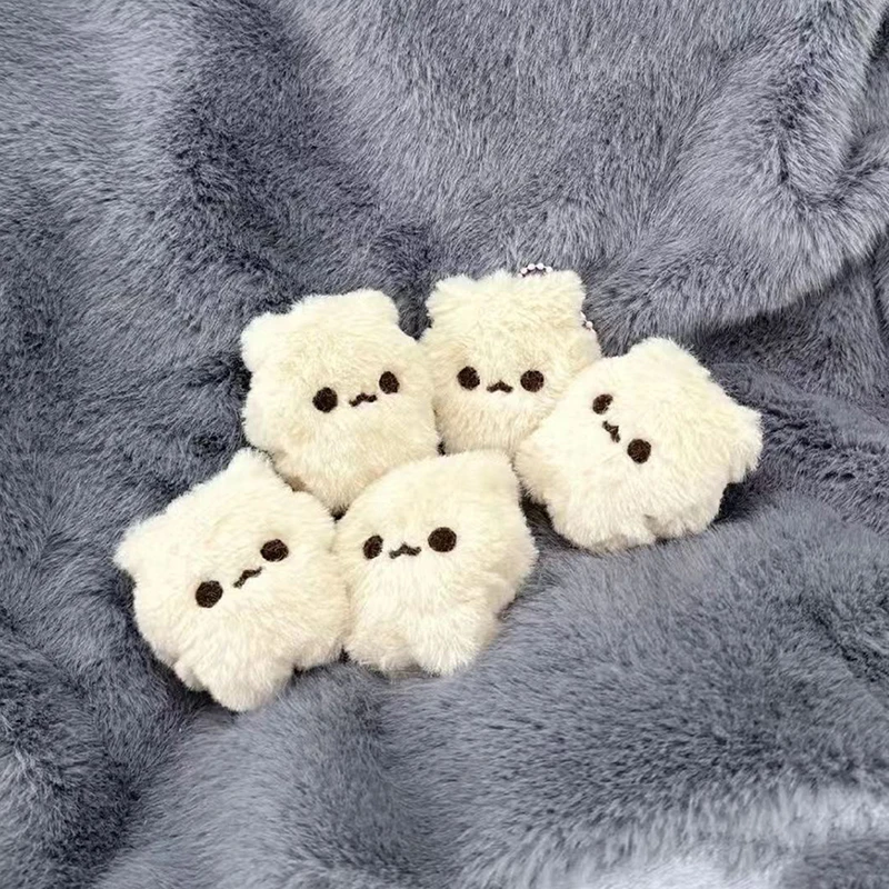 سلسلة مفاتيح دمية دب قطيفة لطيفة وحلوة قابلة للعصر، تعليقة مفاتيح دمية محشوة مبتكرة ومضحكة، زينة معلقة عصرية للحقيبة، هدايا