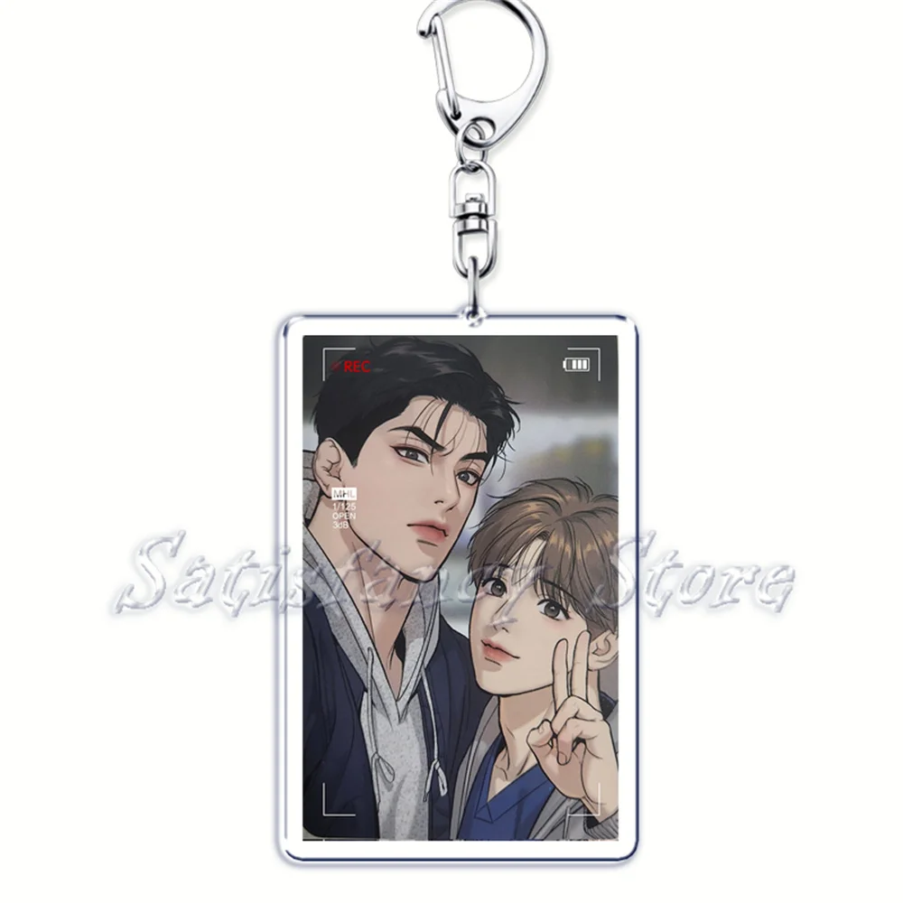 Hot Anime Manga BL Manwha Jinx Key Chain Keychains  for Accessories   Joo Jaekyung Kim Dan Acrylic Keyring Fans Gifts