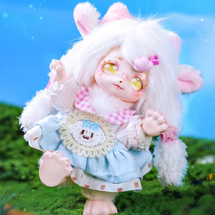 جديد دوميا فورست فاميلي سلسلة الفينيل صندوق أعمى الحلي العصرية سوبر لطيف دمية عيد ميلاد فتاة دمى هدايا أصيلة