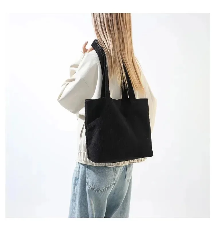 

Women's Shoulder Bag Fashion Hand Bags Corduroy Wallet Portable Tote Handbags for Casual Dressing Up