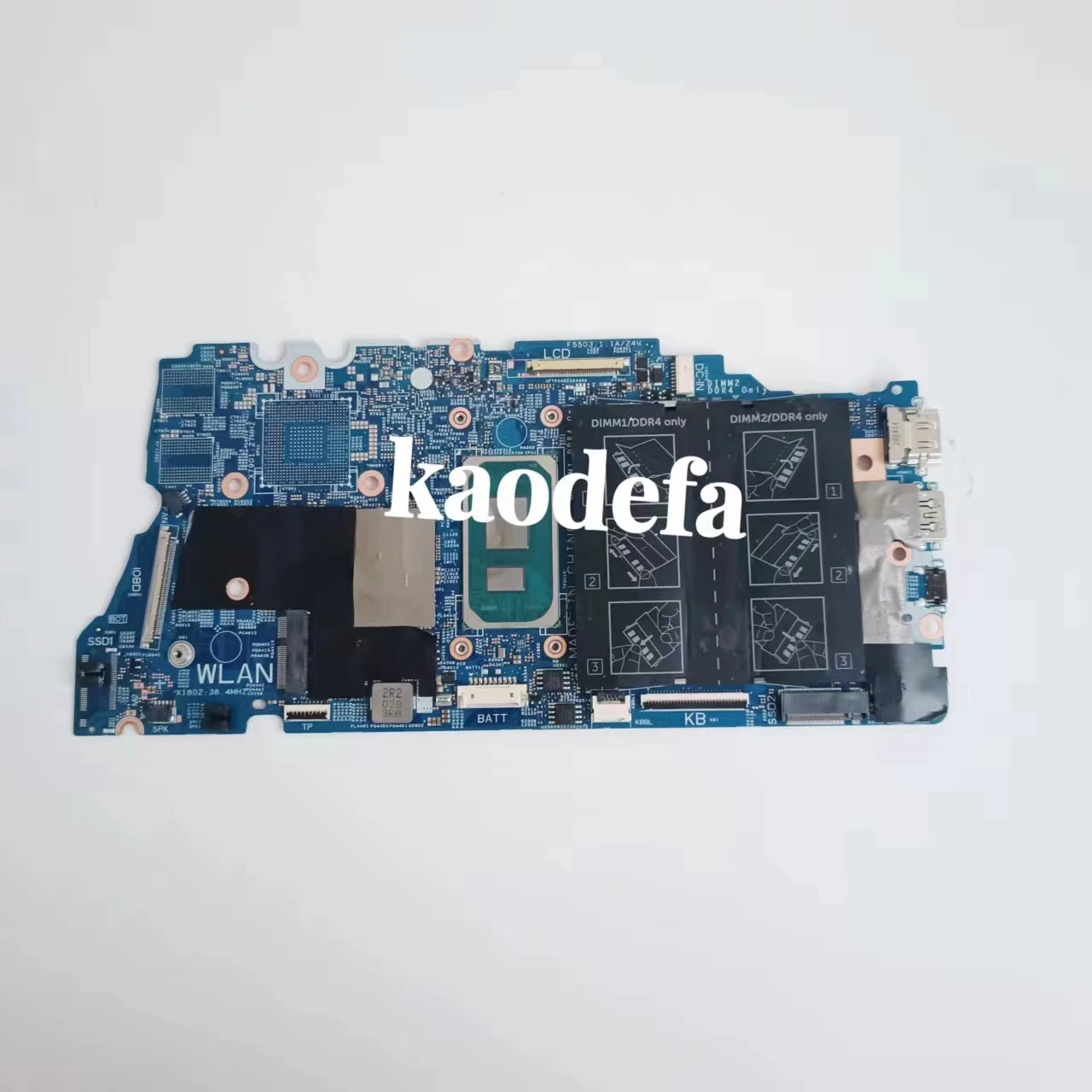 Imagem -03 - para Dell Inspiron 5406 7506 2-in-1 Laptop Motherboard Cpu: I7-1165g7 Srk02 Ddr4 Cn0vk62x 0vk62x Vk62x Teste ok 198591