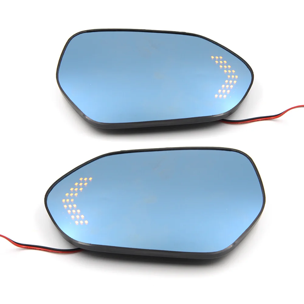 For Toyota IZOA C-HR CHR Camry Crown AQUA LED Car Rearview Mirror Heating Turn Signal Anti-glare HD Blue Mirror Waterproof