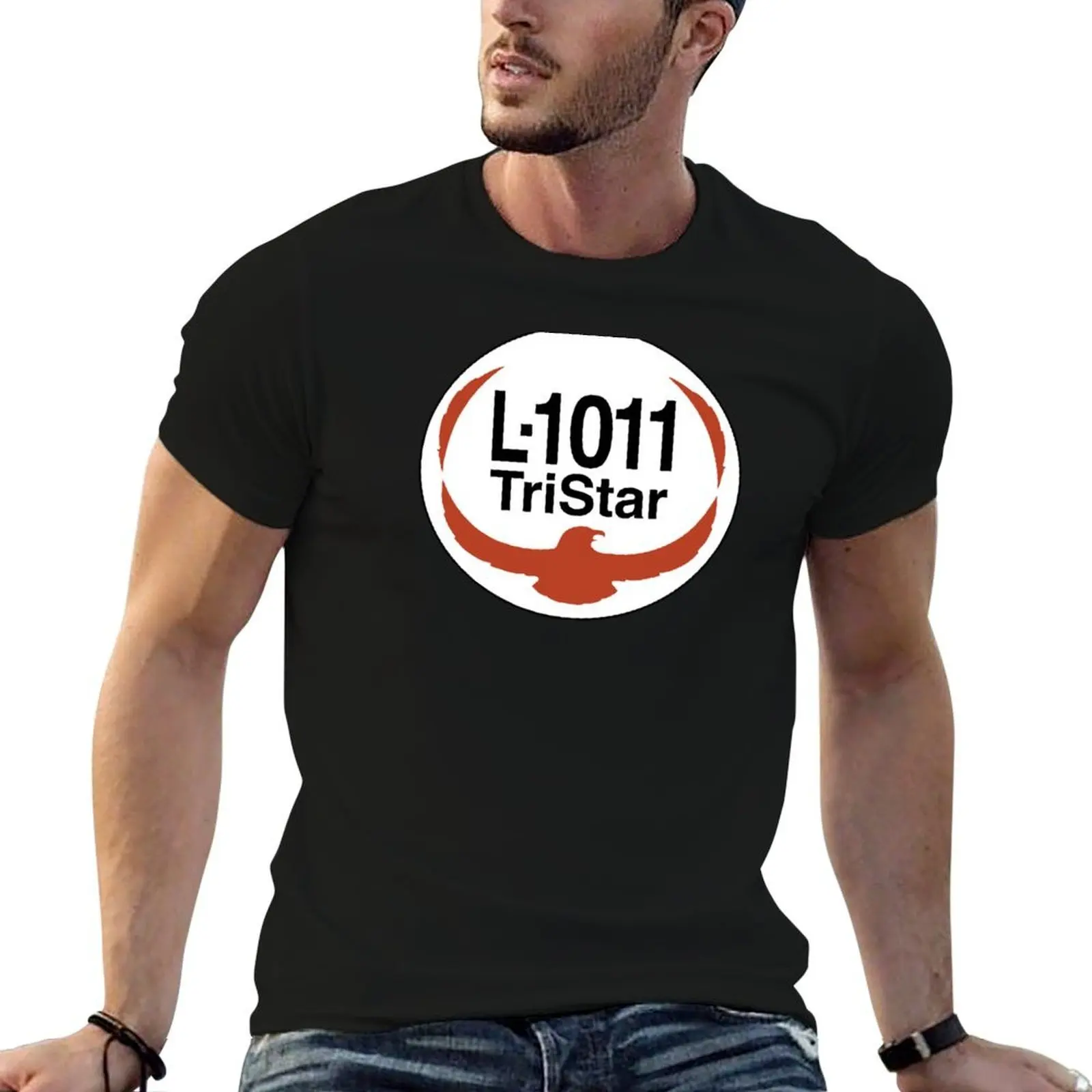 L-1011 TriStar Logo T-Shirt man t shirts cotton t shirts for man cotton funny T-Shirt