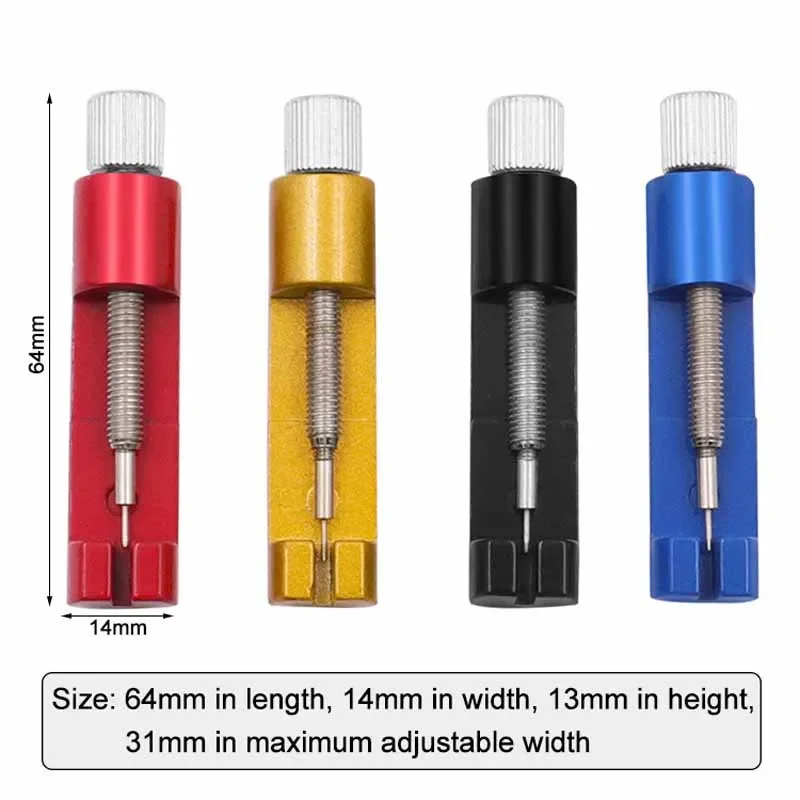 시계 스트랩 교체 도구 링크, 밴드 슬릿 팔찌 체인 핀 리무버, 금속 조절기 수리 도구, 남녀 시계