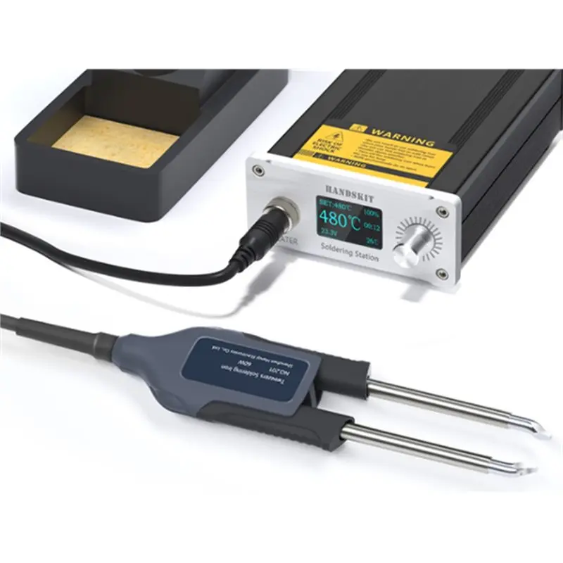 ABVA-Home Electronics Repair Tool T12 Soldering Station Tweezers Handle For Handskit STM 32 Adjustable Portable