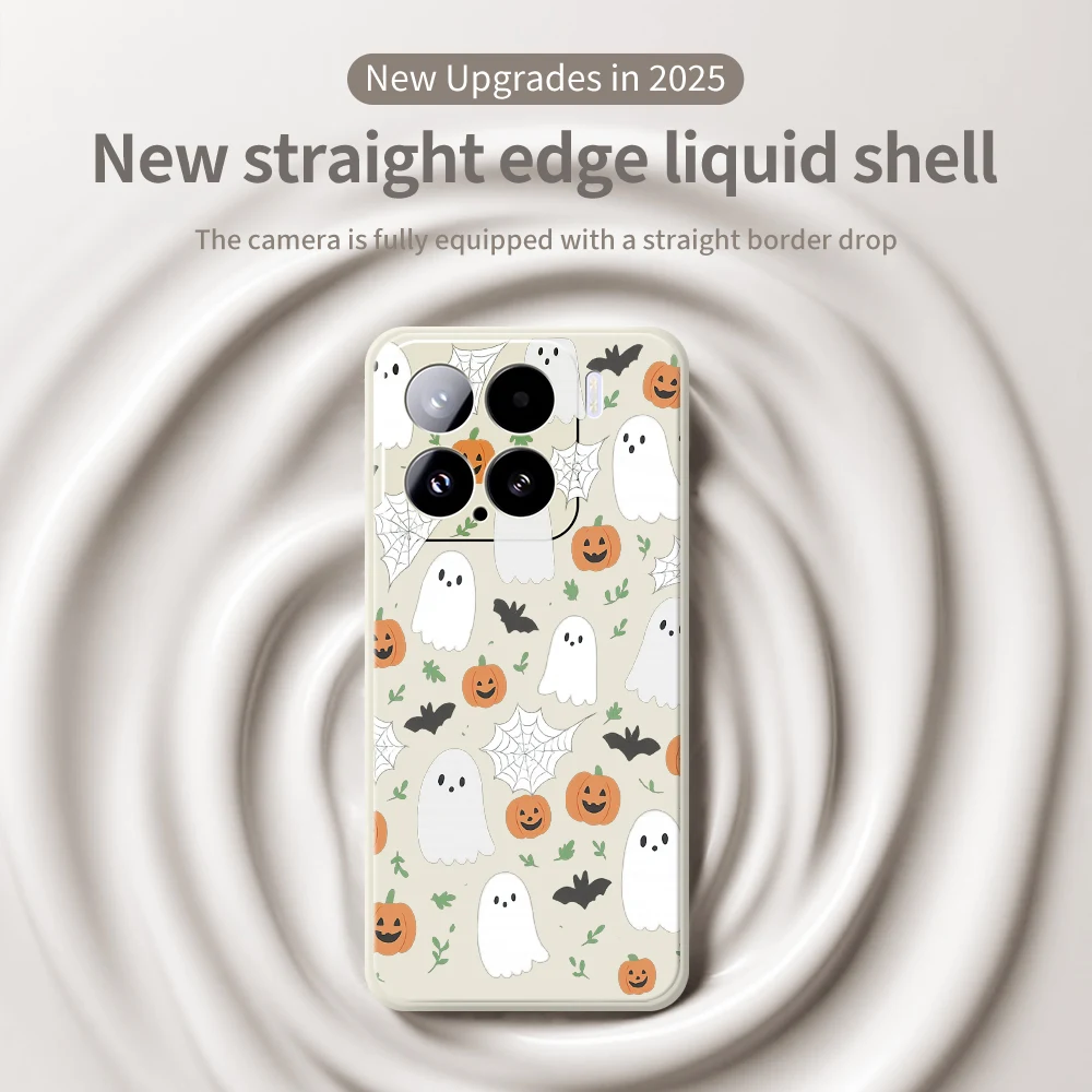 حافظة هاتف على طراز الهالوين لهاتف Xiaomi 15 15 Ultra Mi 14T 13T 12T 11T Pro غطاء من السيليكون لهاتف Xiaomi Mi 15 Ultra Mi 11T Pro