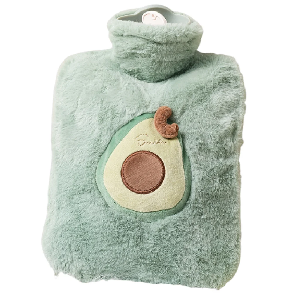 

Portable Cute Warm Water Bag Leak-proof Removable Hand Warmers 500ml Safe Hot Water Bottles Female