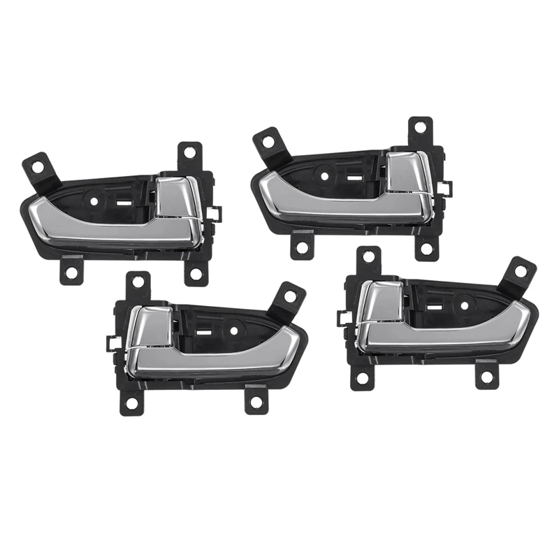 4Pcs Car Left/Right Inside Door Handle For KIA Sportage 2010 2011 2012 2013 2014 82610-3W000 82620-3W000