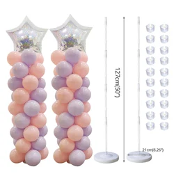 Balloon Column Stand Happy Birthday Party Decoration Kids Balloon Support Holder Wedding Decor Baby Shower Gifts Supplies