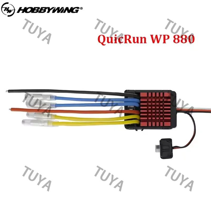 

Контроллер скорости QuicRun WP-880 80A для двух моторов, водонепроницаемый, подходит для радиоуправляемых машин 1/8 масштаба
