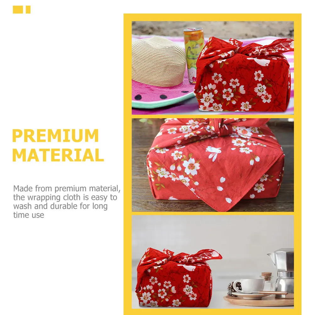 

Premium Bento Wrapping Cloth Japanese Type Packing Cloth for Lunch Box Gift Box Outdoor Picnic Multi Purpose Smooth Skin