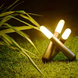 Portable LED Camping Night Light USB Rechargeable Candlelight Atmosphere Light With Dimming Camping Restaurant Bar Table Light