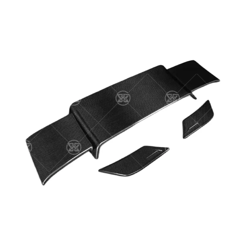 

For Mercedes Benz G-Class W463 2011+ Carbon Fiber Rear Spoiler Roof Tail Wing Lip Splitter Diffuser BS Style Top Wing Body Kit