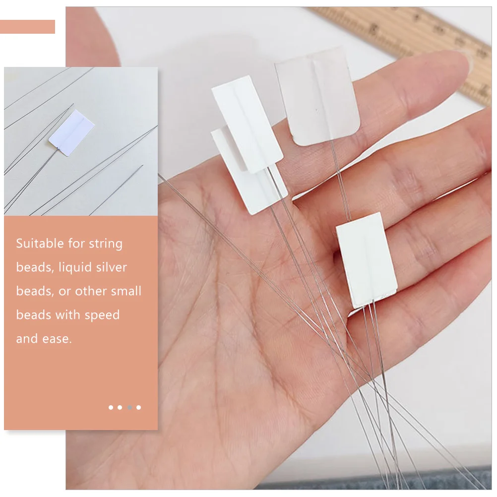 10 Pcs Threader Bead Kit Tool Cross-stitch Threading Needles Hook Jewelry Travel