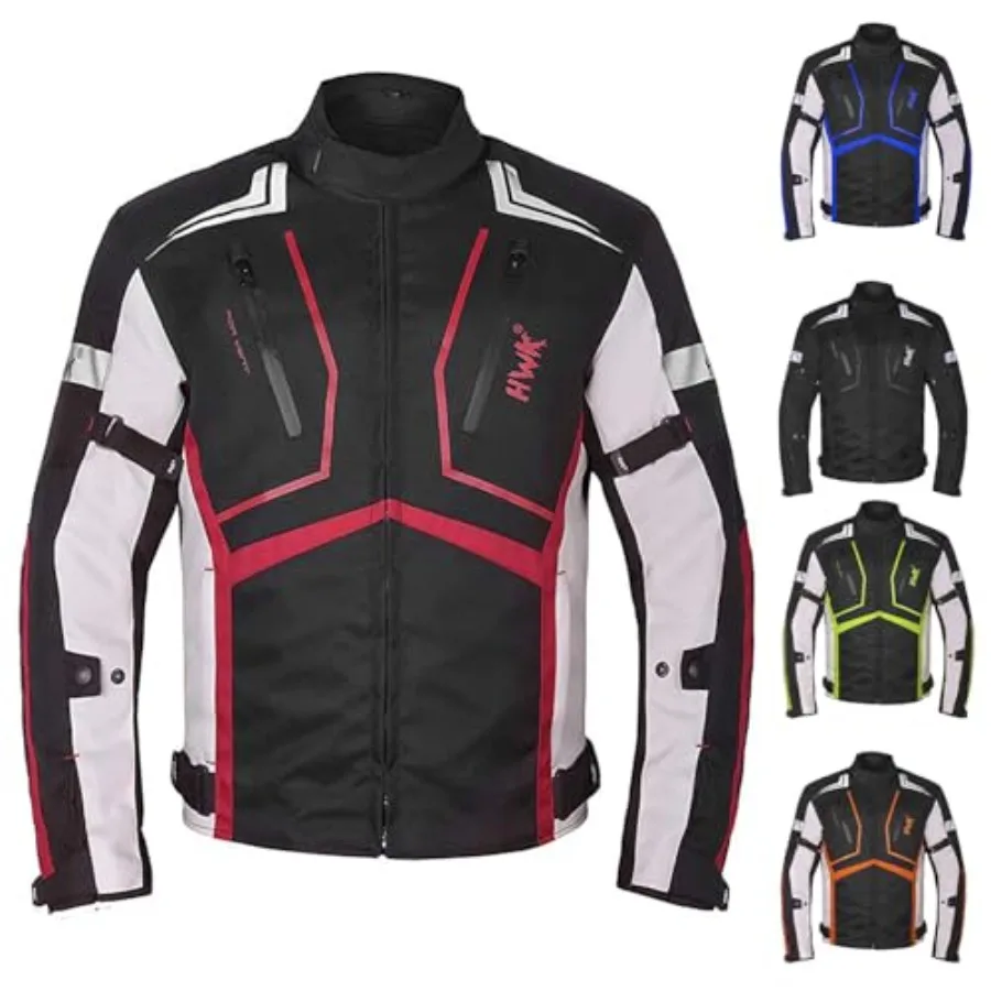 

Scorpion Motorcycle Jacket for Men and Women Motorcycle Gear with Body Armor Foam Padding and Breathable Cordura Fabric Reflect