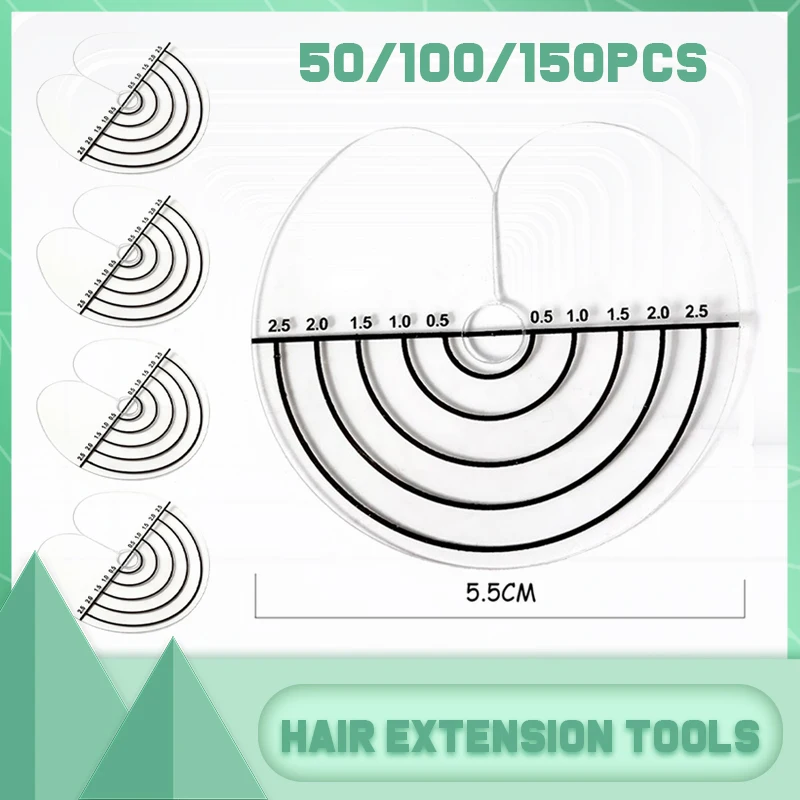 50/100/150pcs Protector Shields Heat Insulation Sheet Protector Shield Scale Mark Tip Keratin Hair Extensions Styling Tools Hot