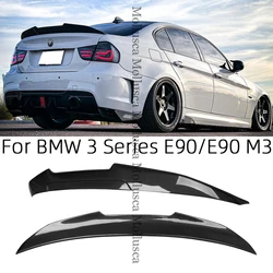 For BMW 3 Series E90 4Door/E90 M3 PSM Style Carbon fiber Rear Spoiler Trunk wing 2004-2011 FRP honeycomb Forged