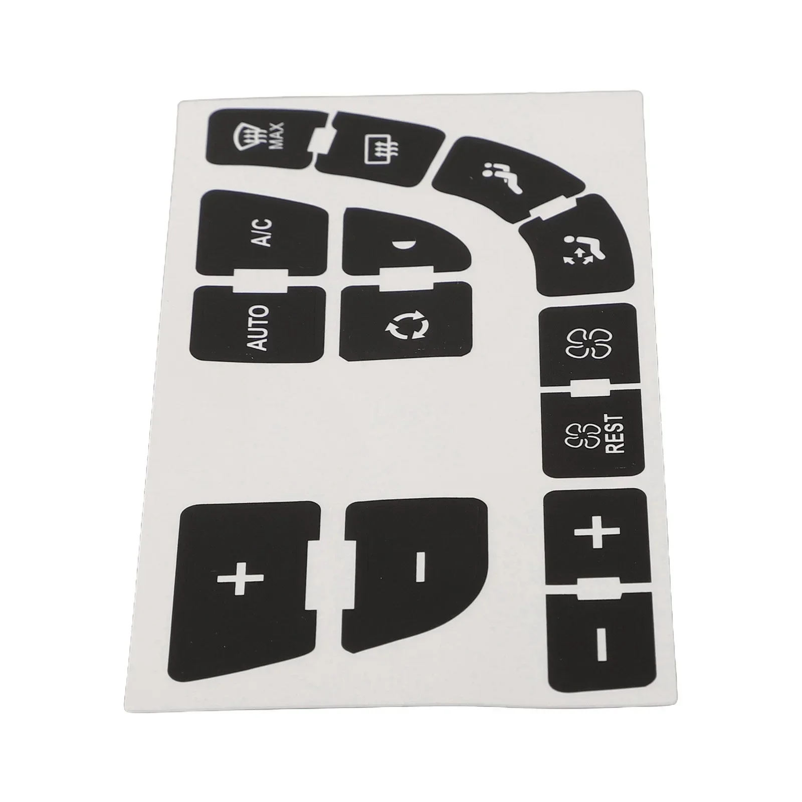 Car AC Button Repair Sticker Set Of Stickers To Repair The Clima Buttons For C4 For Grand For Picasso Air Conditioning Panel