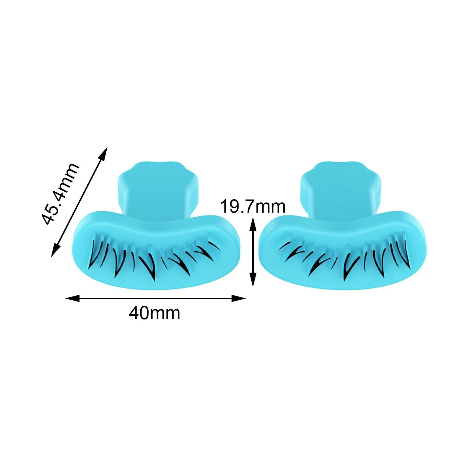 2-delig onder wimperstamper DIY onderste wimperextensies Luie DIY onderste wimpers wimpersjabloon voor beginnende vrouwen meisjes tieners