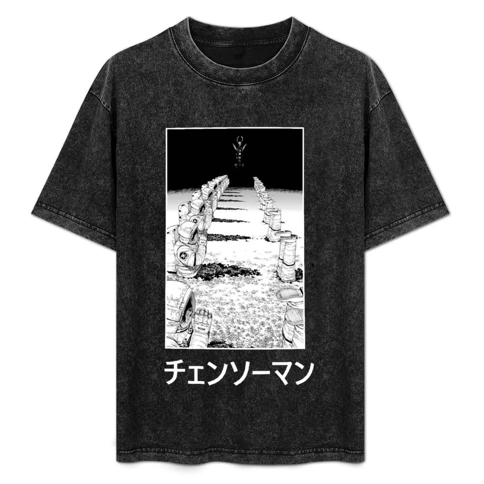 

CSM DARKNESS DEVIL T-Shirt Casual Loose Short Sleeve Tee for Men