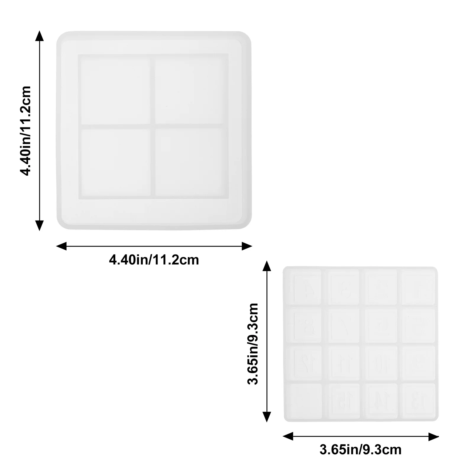 1 مجموعة 1 مجموعة الشريحة لغز قالب من السيليكون عدد الحرفية عدة Diy بها بنفسك الراتنج الصب الكبار الأسرة متعة Diy بها بنفسك العرض