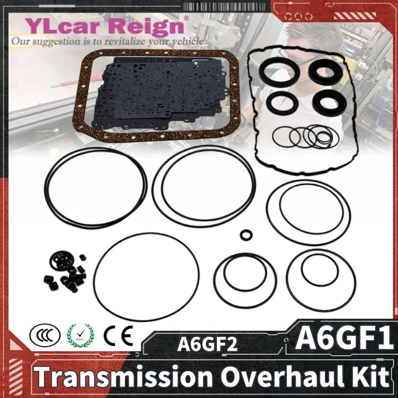 

A6GF1 A6GF2 Ремкомплект для капитального ремонта коробки передач автоматической коробки передач, уплотнения, прокладки, подходят для уплотнительных колец для HYUNDAI Kia, автомобильные аксессуары