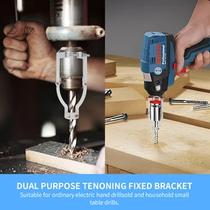 Quadratlochbohradapter mit 4 Teilen Easy Quadrat Lochbohrer Installation und Demontage für Holzbohrwerkzeuge 8 Hauptverkaufsadapter Broca Square Hole - №8