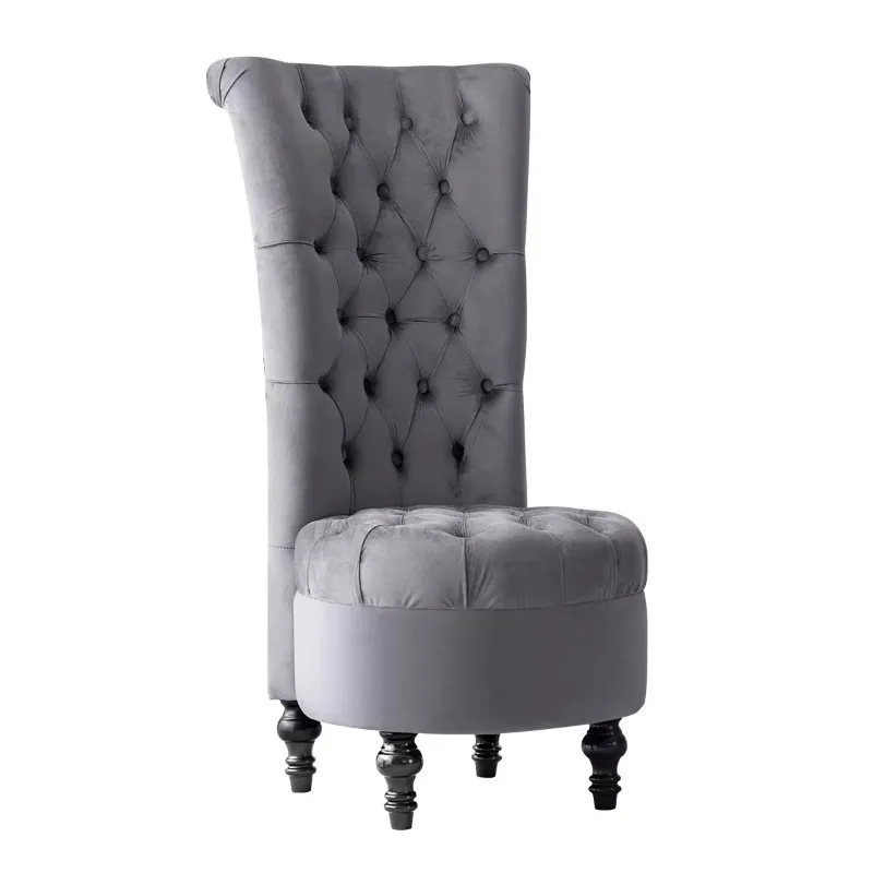 Deluxe Suite Modern High Back Velvet Accent Chair Convertible Retro Leisure Sofa