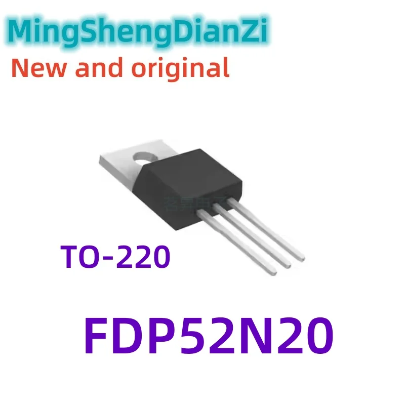 10PCS Neue und Original ZU-220 52N20 TO220 N 52A 200V FDP52N20